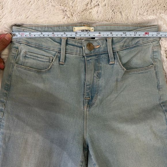 L'AGENCE Oriana High Rise Straight Leg Light Wash Jeans Size 25 - Picture 5 of 6